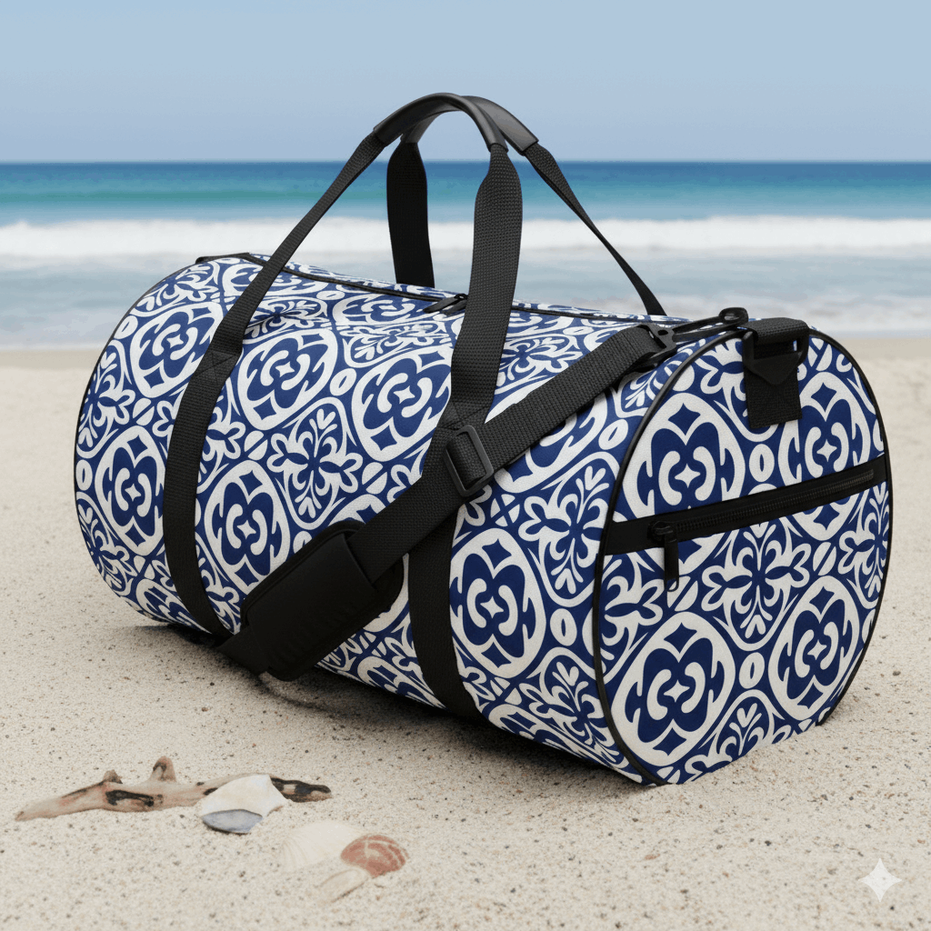 Pacific Crest Polynesian Cylindrical Duffle Bag