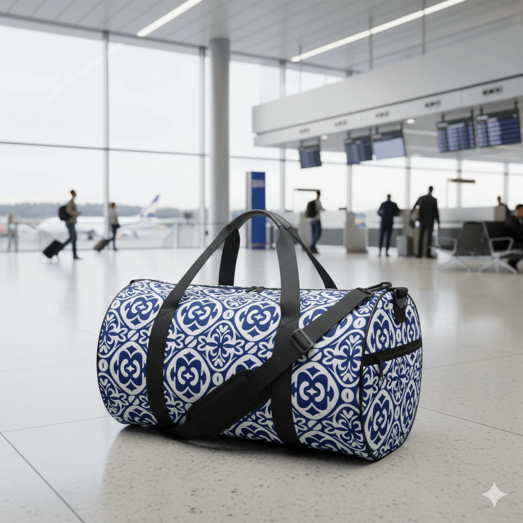 Pacific Crest Polynesian Cylindrical Duffle Bag