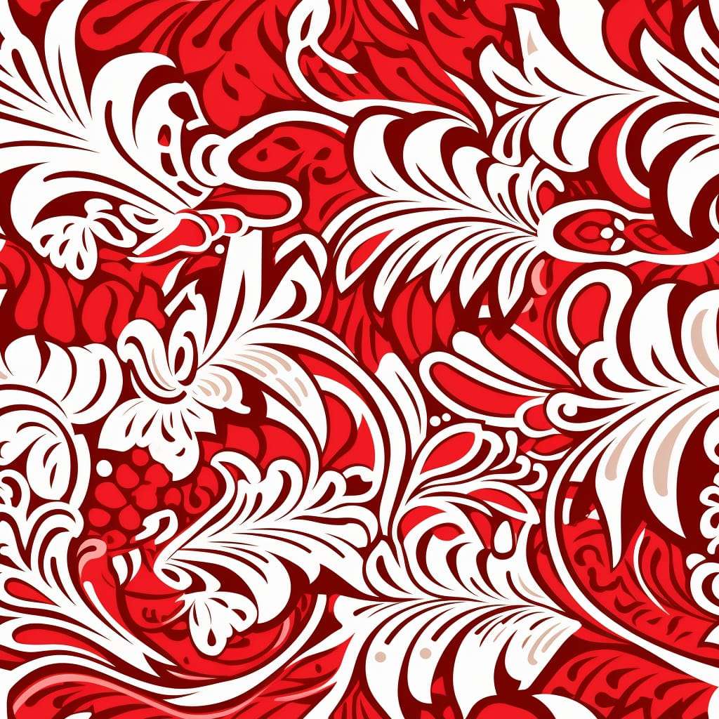 Crimson Tide Polynesian Cylindrical Duffle Bag