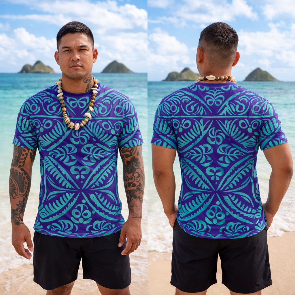 Ocean Wave Sublimated Tee